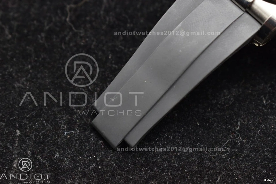 Strap 1:1 904L Dial Clean V2 Silver Edition on Case SA4130 Rubber Best Black Daytona SS 116519 0427